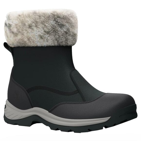 TIMBERLAND WOMEN'S 8.5 WHITE LEDGE MID PULL WATERPROOF JET BLACK NUBUCK NIB - Picture 1 of 9